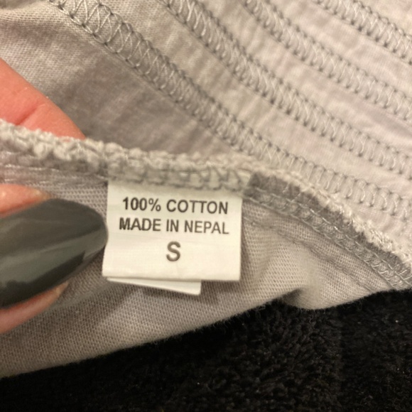 🌟⚡️HOST PICK🌟 Avatar Fair Trade Gray Tiny Waist Peasant Skirt W/Stripes XXS-XS - Picture 12 of 13